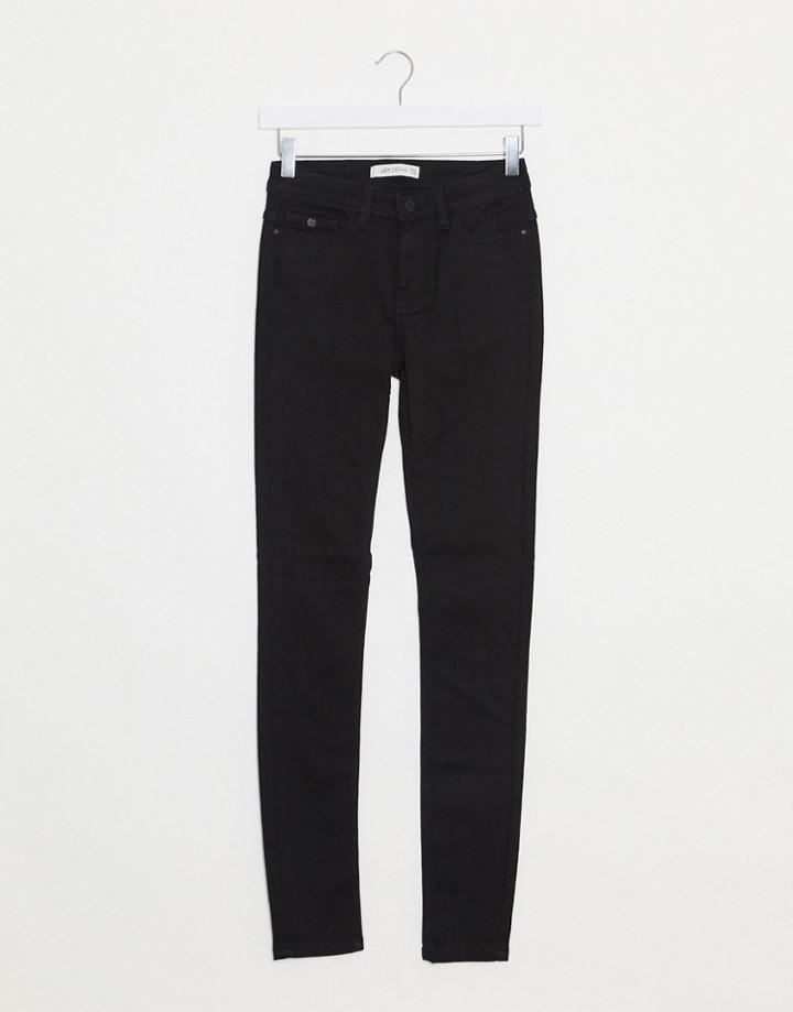 Jdy Jake Regular Skinny Jeans In Black Denim