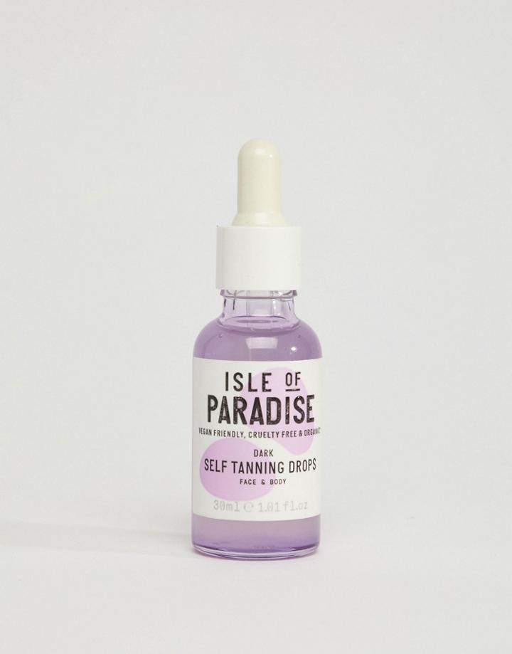 Isle Of Paradise Self Tanning Drops - Dark - Clear