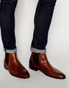 Dune Leather Muggles Chelsea Boots - Brown