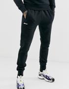 Ellesse Aro Sweatpants With Multi Logo In Black - Black