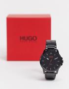 Hugo Mens Bracelet Watch In Black 1530187