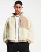 Asos 4505 Fleece Jacket-neutral