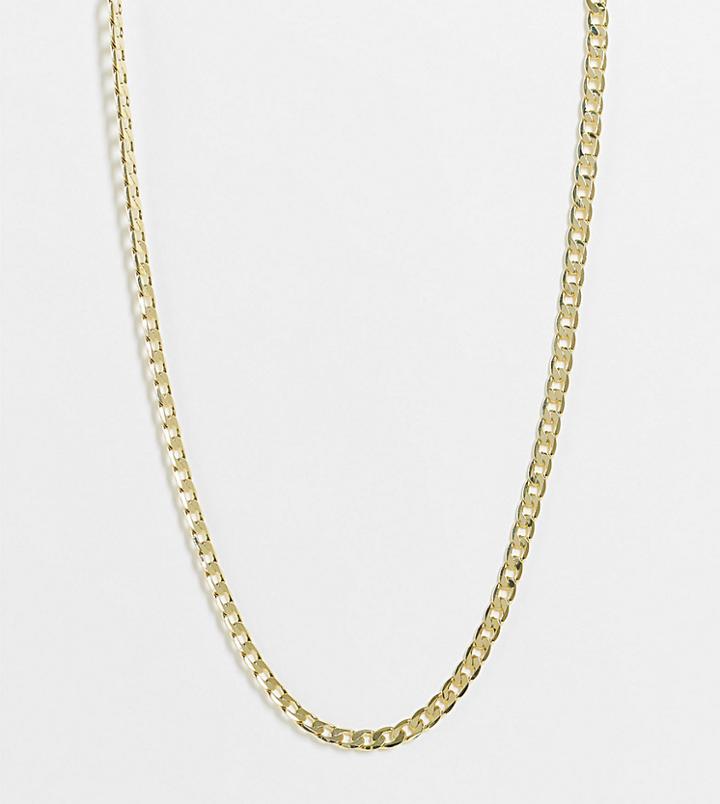 Shashi Baroness Long Chain Necklace In Gold Plate