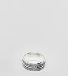 Reclaimed Vintage Inspired Sterling Silver Band Ring Exclusive At Asos - Silver