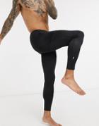 New Look Sport Recycled Polyester Running Tights In Black