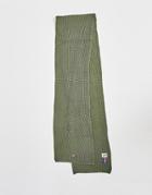 Tommy Jeans Basic Rib Scarf In Khaki-green