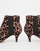 Asos Design Ramona Kitten Heel Chelsea Boots - Pink