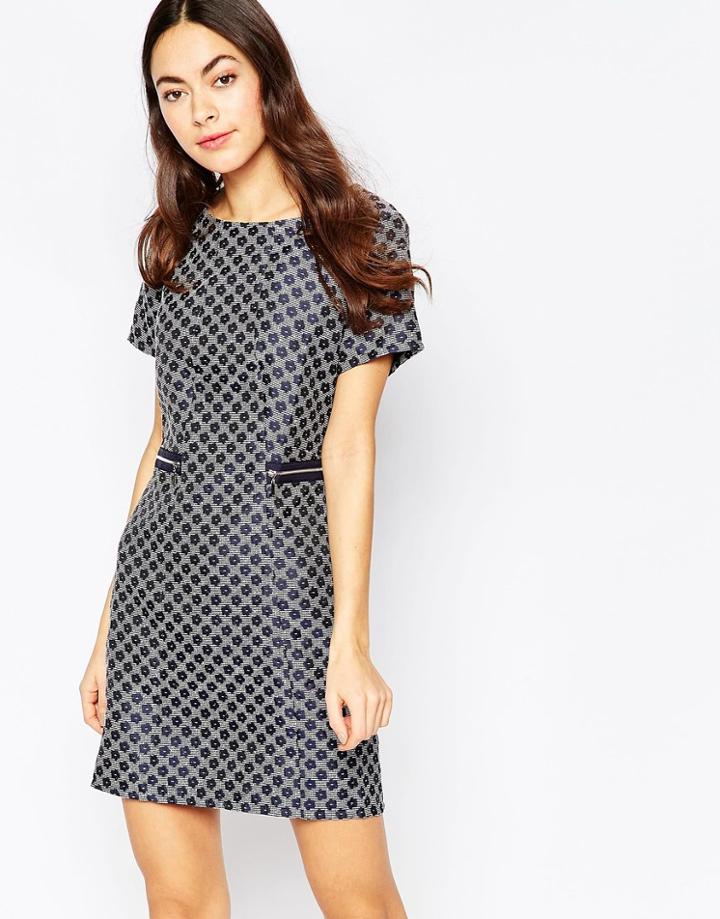 Sugarhill Boutique Dora Flower Dress - Blue