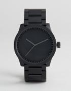 Leff Amsterdam S-series Bracelet Watch In Black 42mm - Black