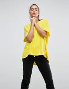 Asos Super Oversized T-shirt - Yellow