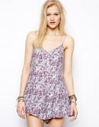 Somedays Lovin Printed Strappy Playsuit