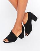 Asos Odin Peep Toe Shoes - Black