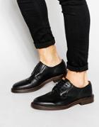 Walk London Darcy Derby Shoes - Black