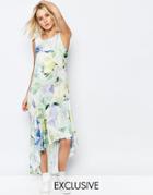 Every Cloud Machina Floral Hi Lo Carrie Dress - Multi
