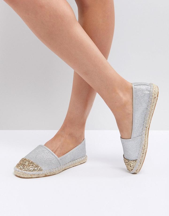 Asos Jaslynn Espadrilles - Silver