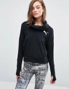 Puma Roll Neck Sweat - Black