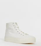 Asos Design Dakota Chunky Hi Top Sneakers - Cream