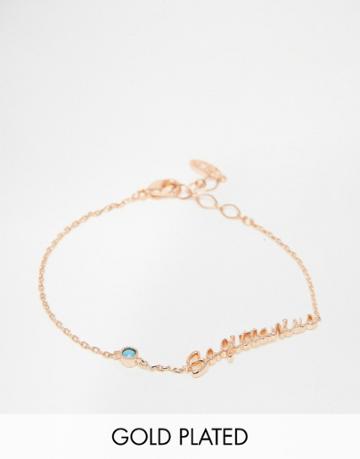 Astrid & Miyu Sagittarius Zodiac Bracelet - Gold