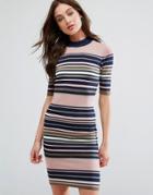 Y.a.s Stripe Knit Dress - Multi
