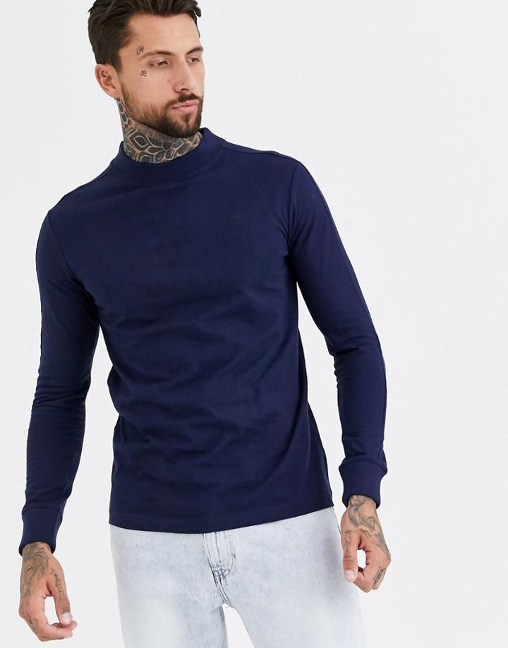 G-star Korpaz Long Sleeve T-shirt In Navy