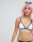 Free Society Stripe It Tape Bikini Top-multi