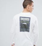 The North Face Exclusive To Asos Long Sleeve North Faces T-shirt In White - White