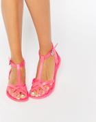 Zaxy Frozen Gladiator Flat Sandasl - Pink