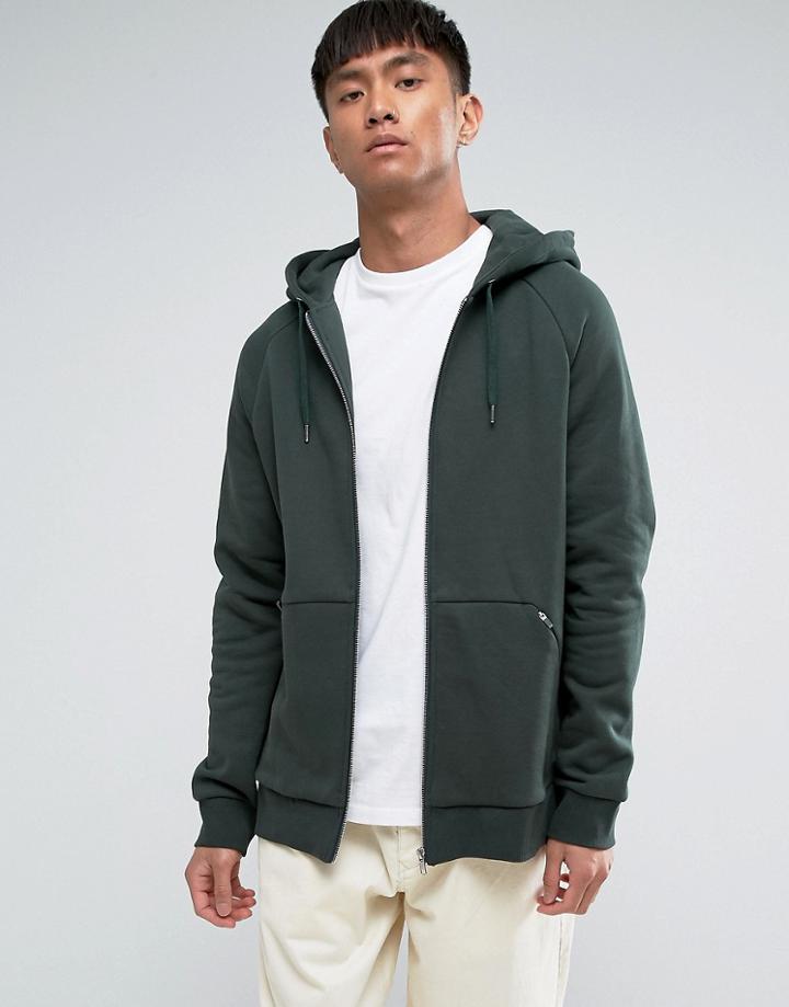 Dr Denim Woodson Riot Green Hoody - Green