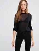 Vero Moda Fine Gauge Sweater - Black