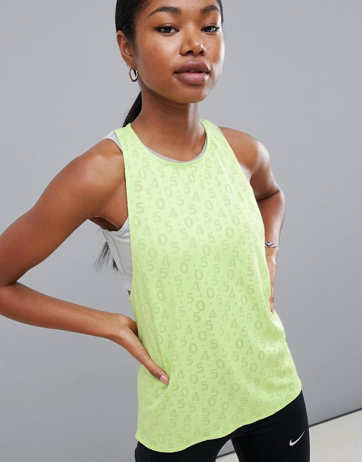 Asos 4505 Tank With 4505 Jacquard - Green