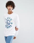 Love Moschino Logo Sweatshirt - White