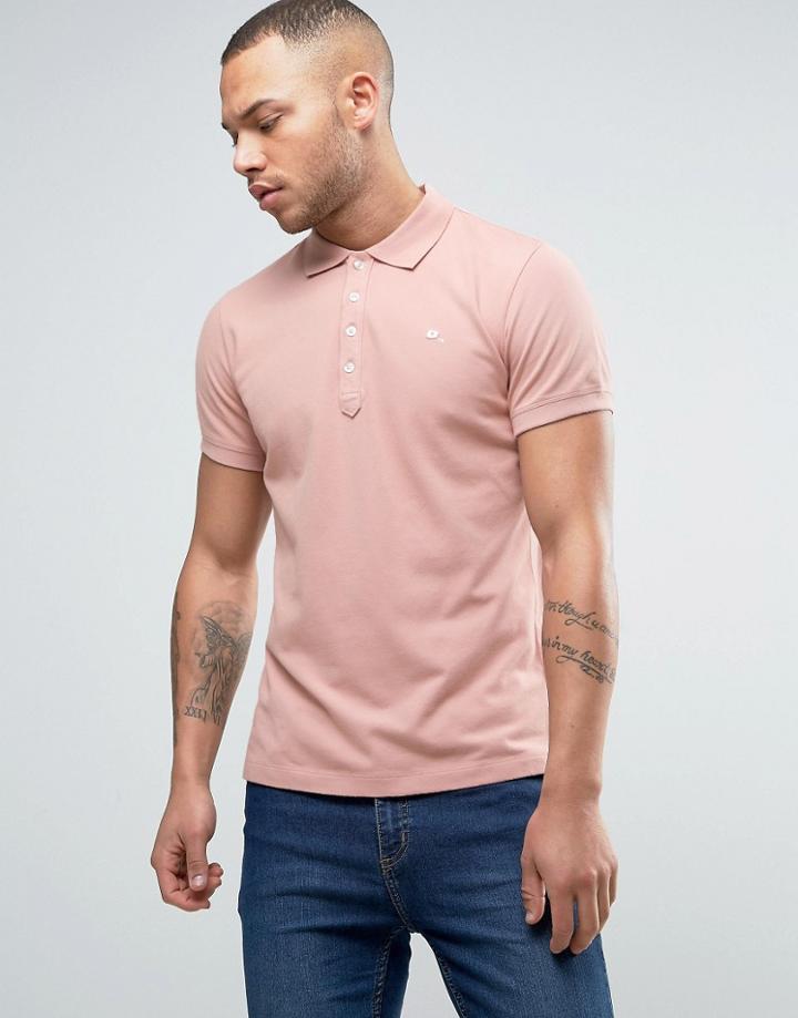 Diesel T-heal Pique Polo - Pink