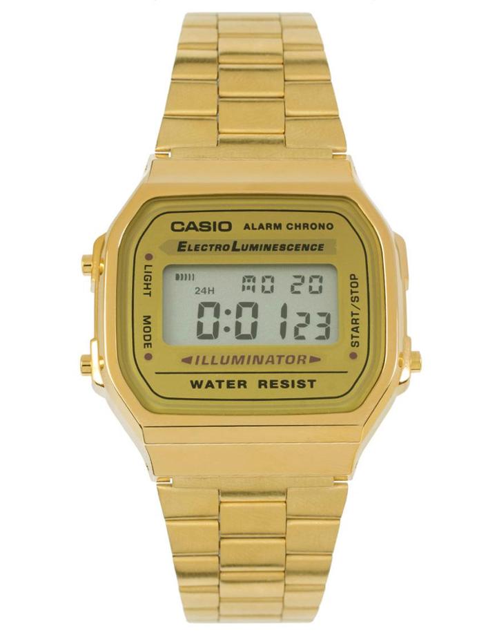 Casio A168wg-9ef Gold Plated Digital Watch