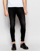 Cheap Monday Jeans Mid Spray Extreme Superstretch Skinny Fit Worn Gray - Worn Gray