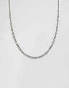 Icon Brand Chain Necklace In Silver - Silver