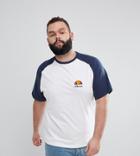Ellesse Plus Raglan T-shirt With Logo In White - White