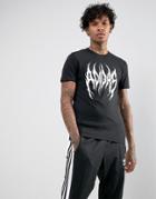 Adidas Originals Font T-shirt In Black Bs3128 - Black