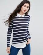 Vero Moda Stripey Sweater Shirt - Multi