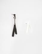 Asos Triangle Earring Pack In Monochrome