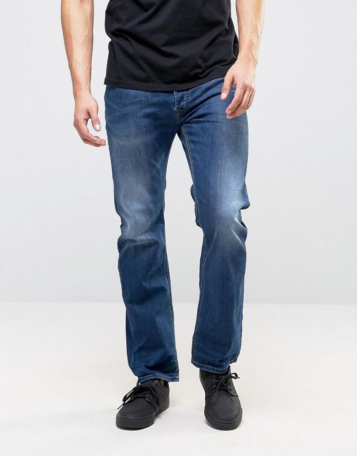 Diesel Waykee Straight Fit Jean 679i Dark Wash - Blue