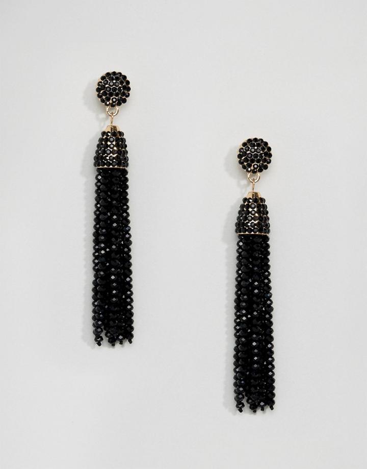 Coast Tassel Earrings - Black