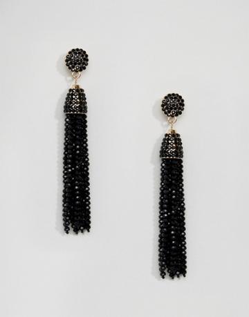 Coast Tassel Earrings - Black