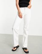 Weekday Twin Organic Cotton Denim Jeans In White