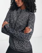 Elle Sport Signature Zip Thru Jacket In Gray