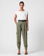 Allsaints Paxton Utility Pants In Green