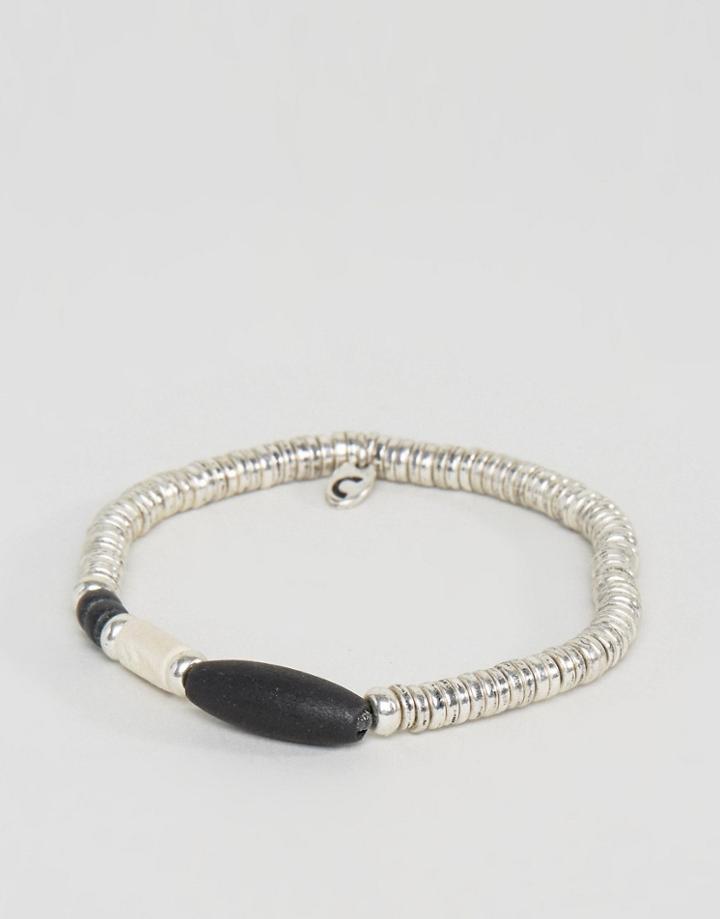 Classics 77 Disc Beaded Bracelet In Silver - Silver