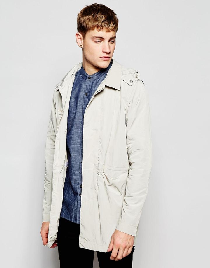 Bellfield Lightweight Parka - Stone