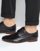 Aldo Sagona Leather Derby Shoes - Black