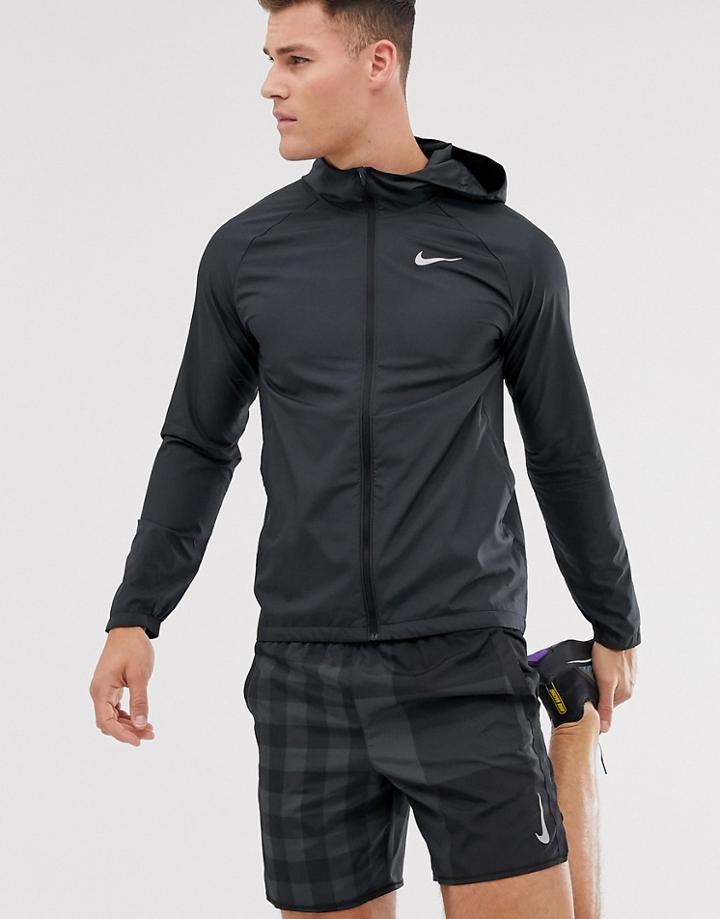 Nike Running Essential Jacket In Black