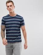 Esprit T-shirt With Double Stripe - Navy